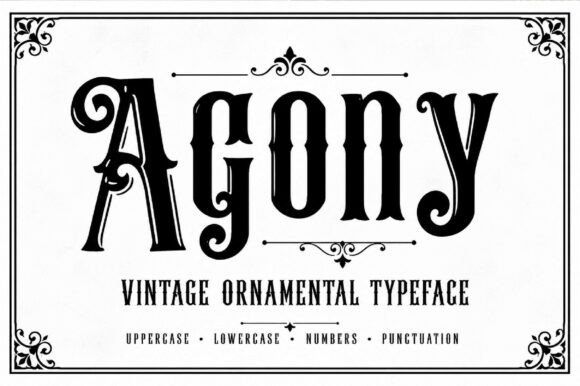 Agony: A Gothic Font for Bold Expression