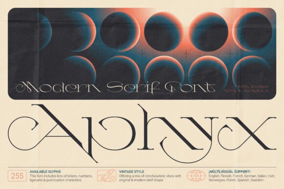 Aphyx: A Modern Serif Font for Business