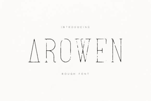 Arowen: A Serif Font with Character