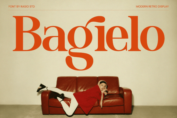 Bagielo: A Bold Serif for Editorial Design