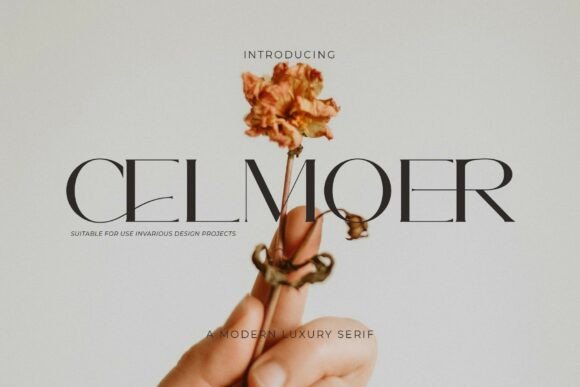 Celmoer: Modern Luxury Serif Font