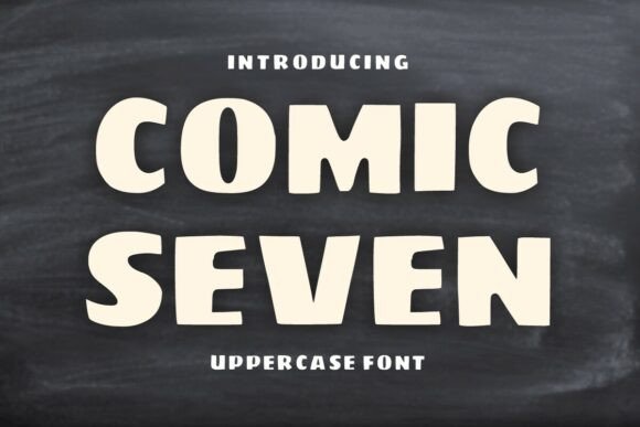 Comic Seven Font for Creative Projects