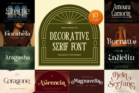 Decorative Serif Font for Bold Design