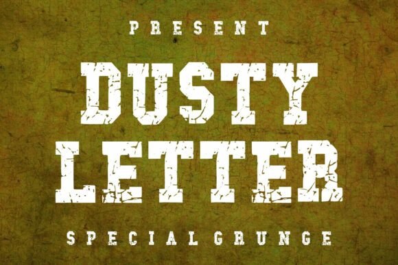 Dusty Letter: A Bold Slab Serif for Digital Brand Identity