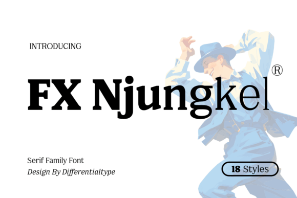 FX Njungkel: A Vintage Serif for Modern Design