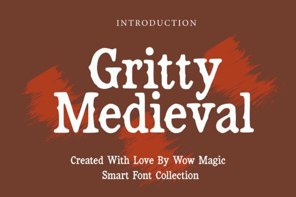 Gritty Medieval: A Bold Display Font for Digital Storytelling