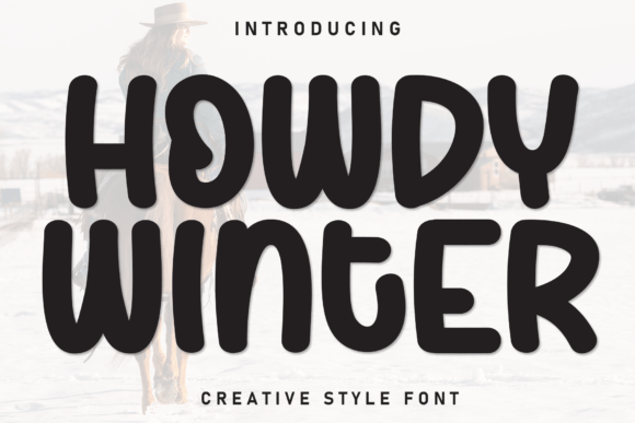 Howdy Winter Font for Web Design