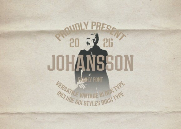 Johansson: A Vintage Display Font for Web Design