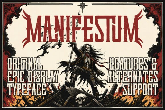 Manifestum: Bold Display Font