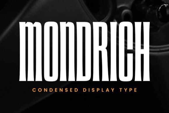 Mondrich: A Bold Display Font for Web Design