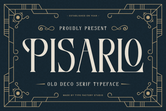 Pisarlo Font: Elegant Branding for Small Businesses