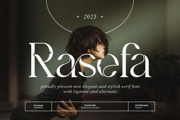 Rasefa: A Vintage Serif for Bold Branding