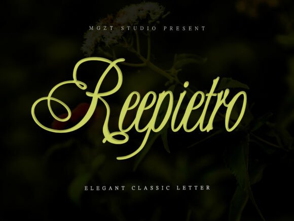 Reepietro: A Font That Elevates Your Brand
