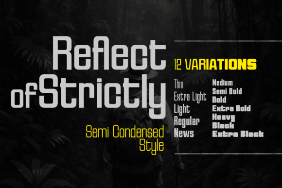 Reflect of Strictly: A Font for Thoughtful Design