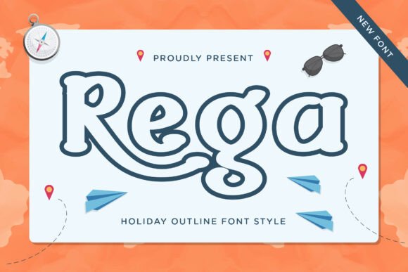 Rega: A Playful Serif Font for Digital Marketing