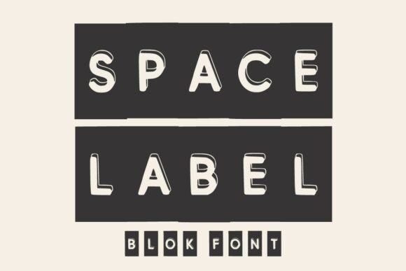Space Label: A Bold Font for Business