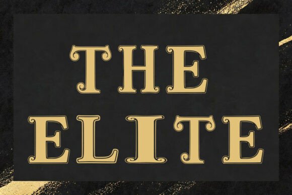 The Elite: A Premium Serif Font for Timeless Design
