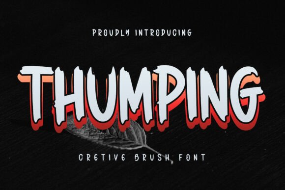 Thumping: A Bold Font for Digital Impact