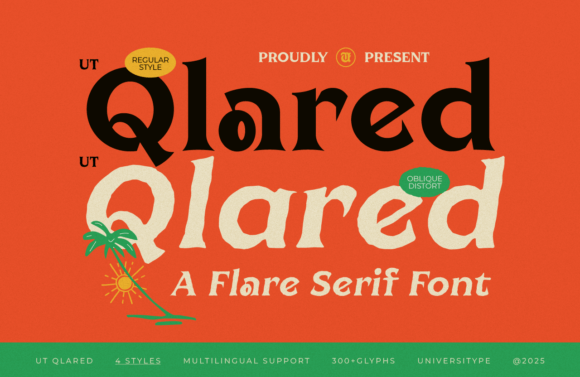 Ut Qlared: A Bold Serif for Creative Projects