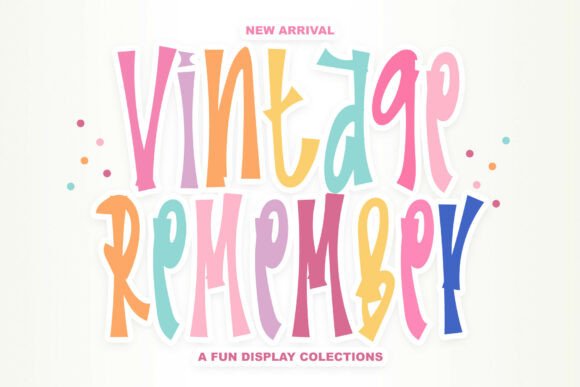 Vintage Remember Font